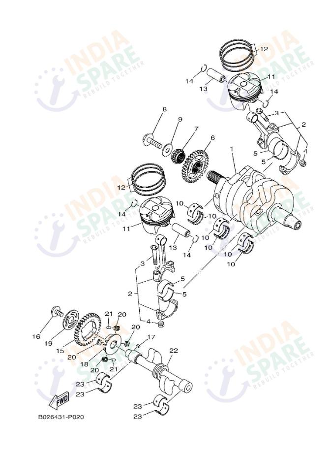 CRANKSHAFT & PISTON